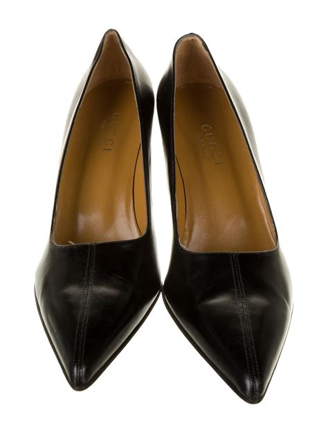 vintage gucci leather pointed toe shoes|vintage Gucci shoes women.